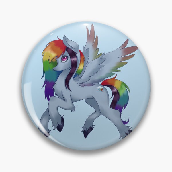 Item preview, (REDEISGN) rainbow dash fanart designed and sold by blueberry-bat.