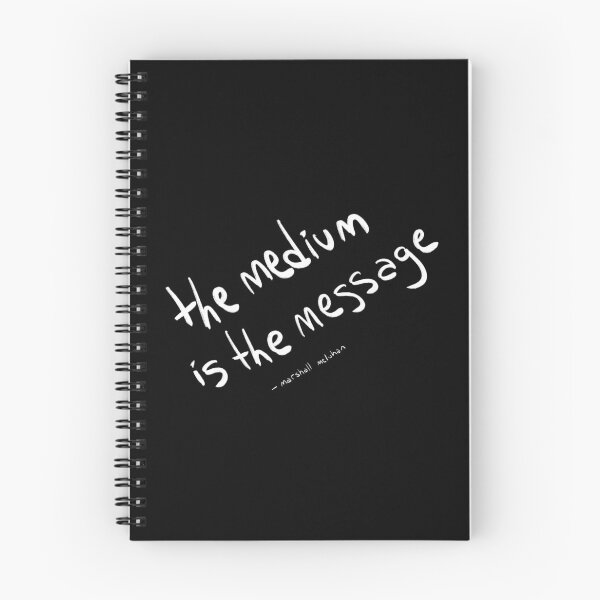 Item preview, The Medium Is The Message designed and sold by thegoblinwizard.