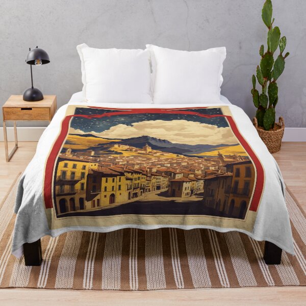 Item preview, Pamplona Spain Starry Night and Moon Tourism Vintage Poster 2 designed and sold by TravelersGems.