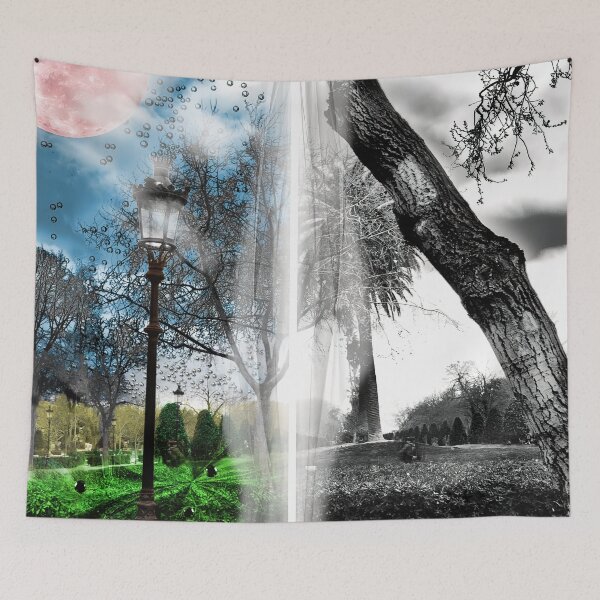 Item preview, Split Screen, Dual Worlds, Alternate Universe designed and sold by IdoFriedmanArt.