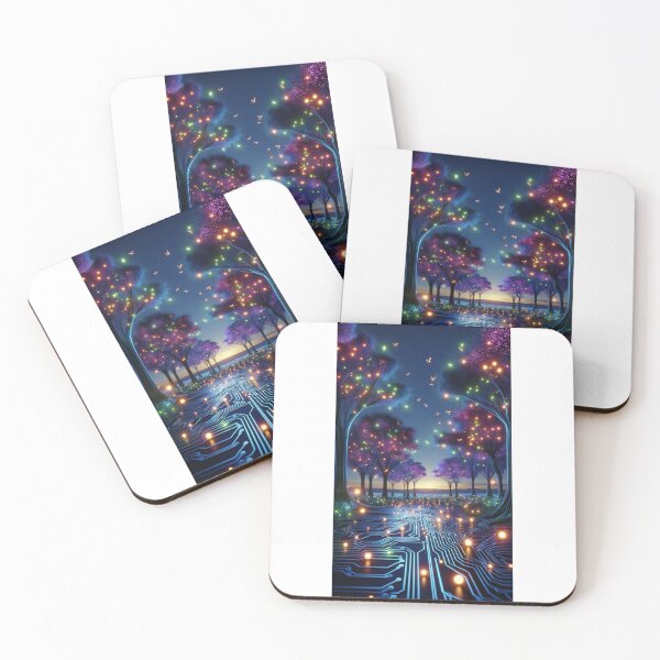 Item preview, Luminous Circuitry Forest designed and sold by DreamAlongArt.