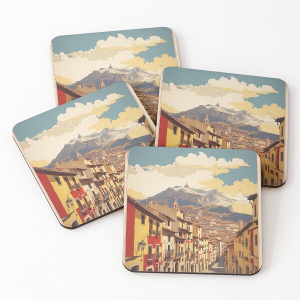 Item preview, Pamplona Spain Tourism Vintage Poster 2 designed and sold by TravelersGems.