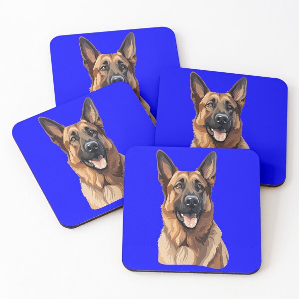 Item preview, German Shepherd Dog Owner Watercolor Full Face Art Design designed and sold by fantasticdesign.