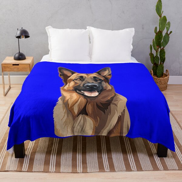 Item preview, German Shepherd Dog Owner Watercolor Full Face Art Design designed and sold by fantasticdesign.