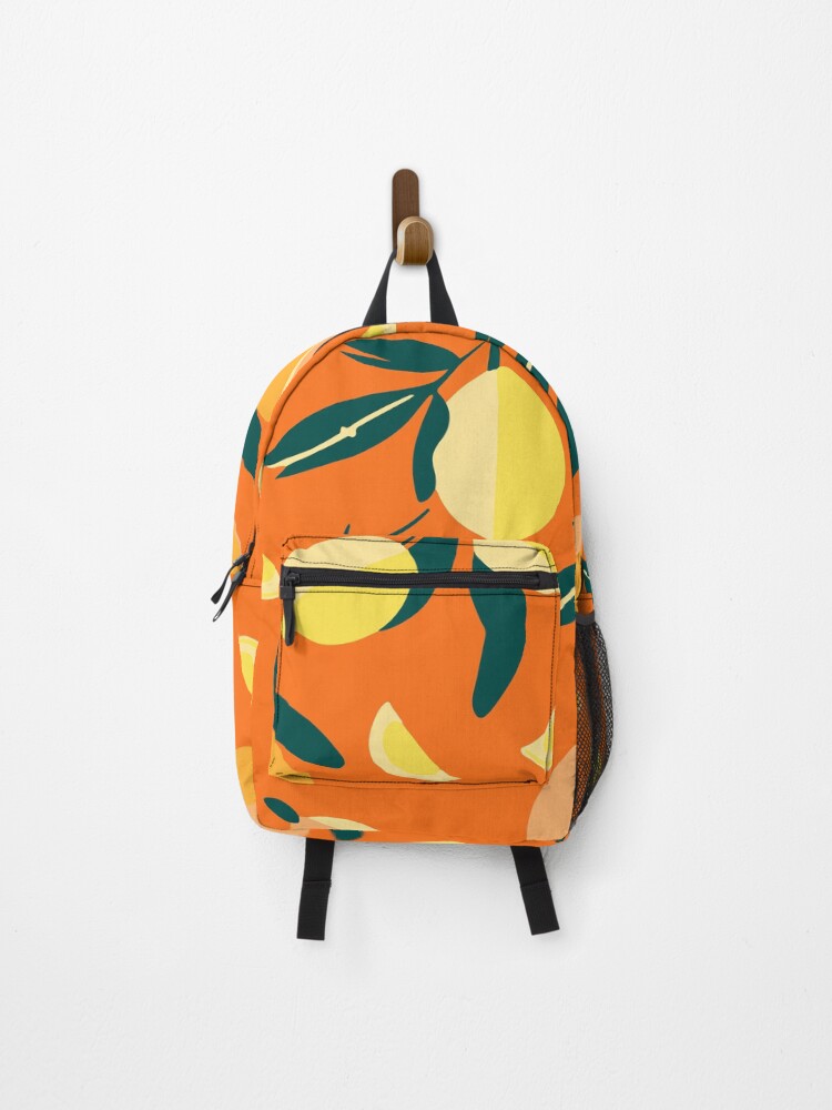 Thumbnail 1 of 3, Backpack, Pattern Lemon designed and sold by timegraf.