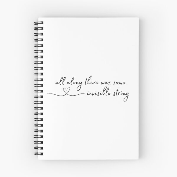 Item preview, Invisible String Lyrics designed and sold by Samantha Kelly.