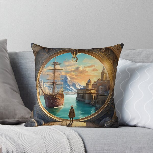 Item preview, Paper Art - A View of the Harbor designed and sold by Dan Farsaci.