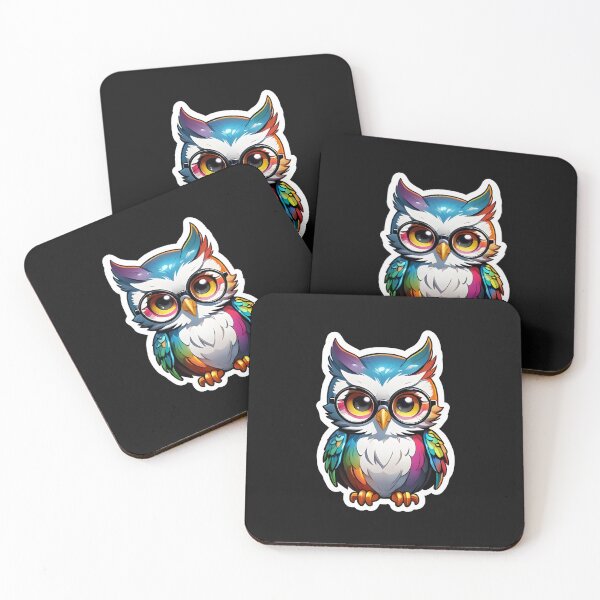 Item preview, Wise Owl with Glasses: Quirky Avian Charm designed and sold by styleonestaa.