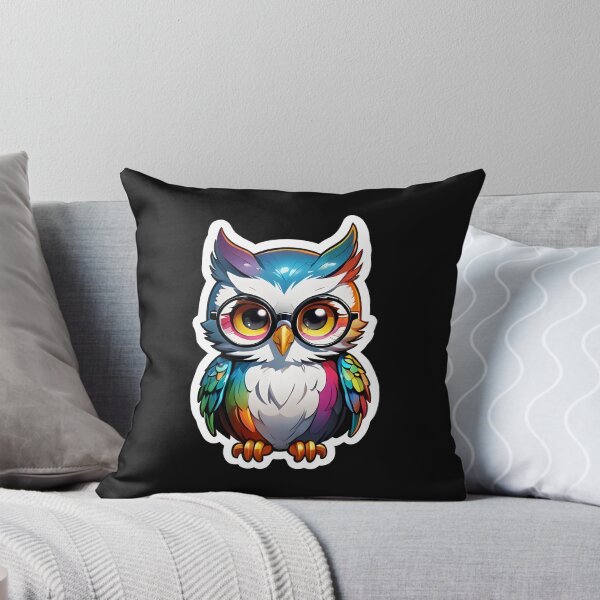 Item preview, Wise Owl with Glasses: Quirky Avian Charm designed and sold by styleonestaa.