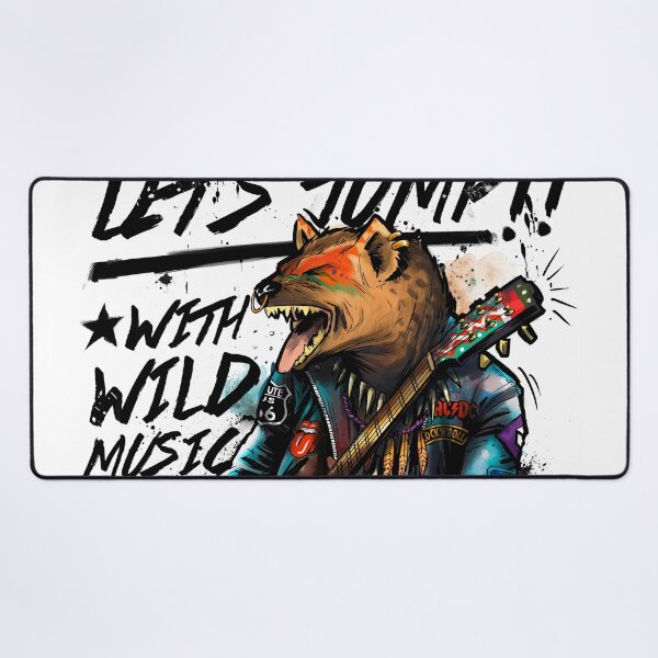 Item preview, metalhead hyena designed and sold by Cubicaart.
