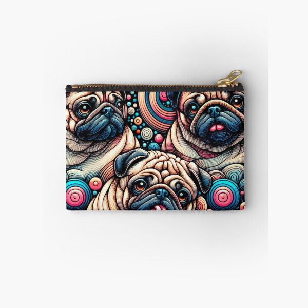 Item preview, Whimsical Pug Dogs Sad Face designed and sold by purplesensation.