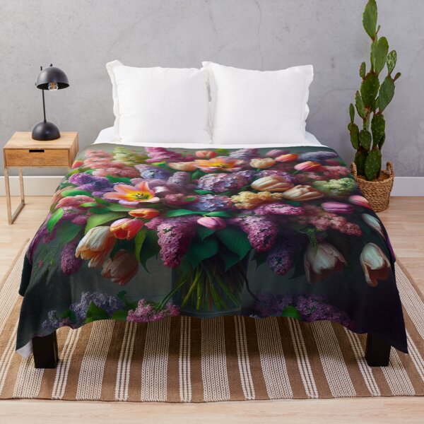 Item preview, Elegant Spring Flowers Tulips Bouquet designed and sold by purplesensation.