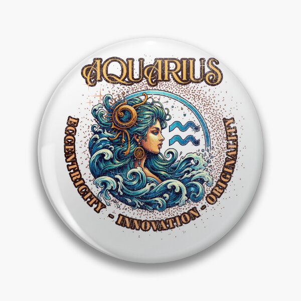 Item preview, Aquarius Horoscope : Eccentricity, Originality & Innovation designed and sold by AnalajiaDesigns.