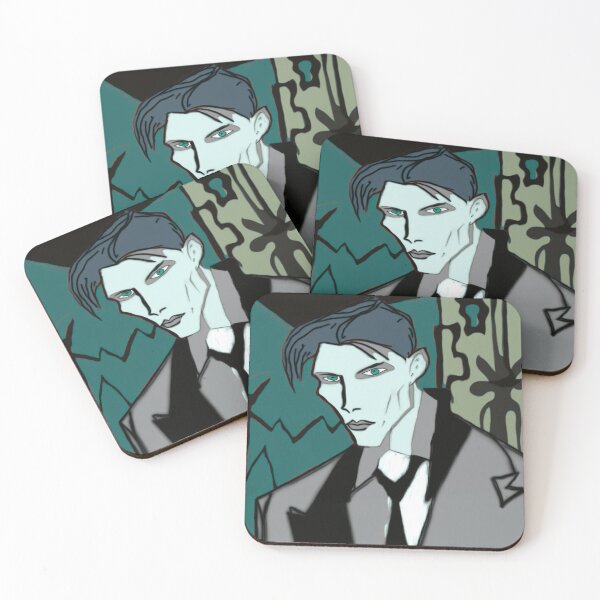 Item preview, Odd man with angled face designed and sold by liana campbell.