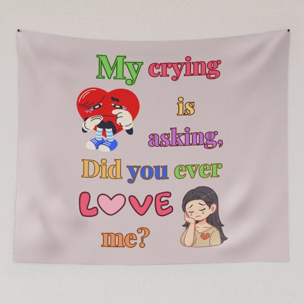 Item preview, My Crying Heart on Valentines designed and sold by AnnaPaints71.