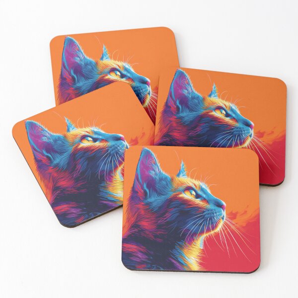 Item preview, Vibrant Feline Majesty designed and sold by HomeAndHope.