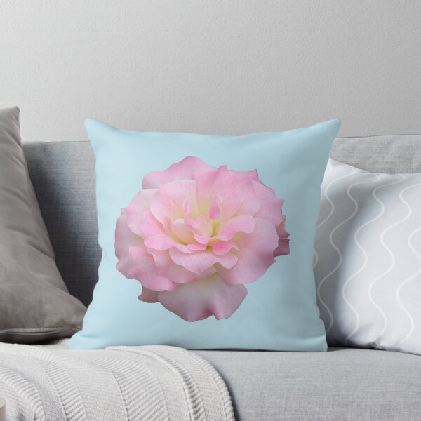 Item preview, Pale Pink Rose on Blue designed and sold by STHogan2.