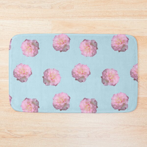 Item preview, Pale Pink Rose on Blue designed and sold by STHogan2.