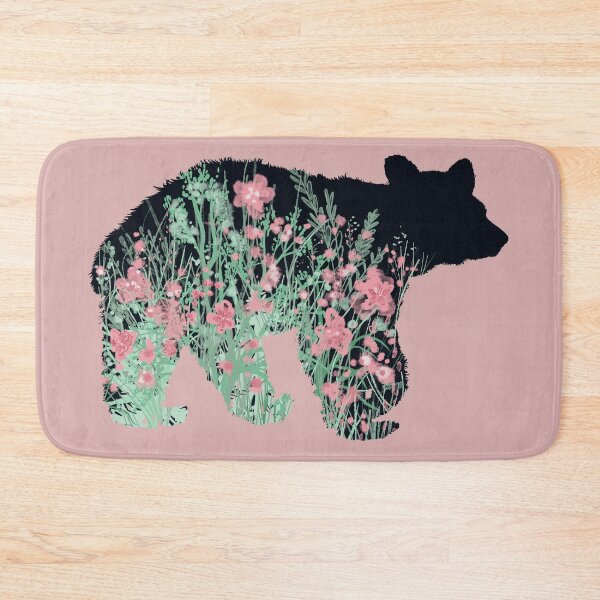 Item preview, Wildflower Bear Black Bear designed and sold by CampK80.