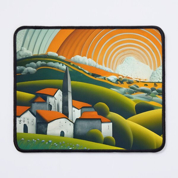 Item preview, Pointillism Golden Village designed and sold by WANBASTEN.