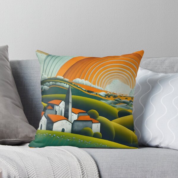 Item preview, Pointillism Golden Village designed and sold by WANBASTEN.