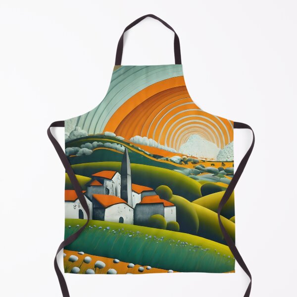 Item preview, Pointillism Golden Village designed and sold by WANBASTEN.