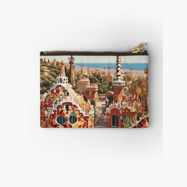 Item preview, Parque Guell Spain Tourism Vintage Poster 2 designed and sold by TravelersGems.