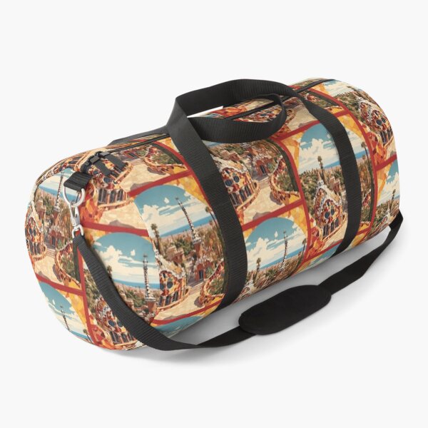 Item preview, Parque Guell Spain Tourism Vintage Poster 2 designed and sold by TravelersGems.