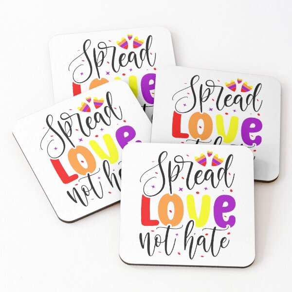 Item preview, Spread Love Not Hate: Inspirational Print Design designed and sold by C-CheleSells.