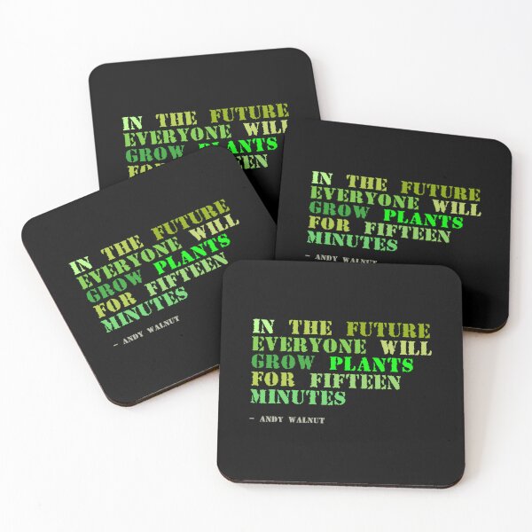 Item preview, Plant sayings fake andy warhol quote designed and sold by meldra.