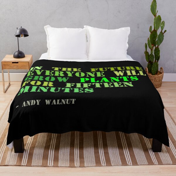 Item preview, Plant sayings fake andy warhol quote designed and sold by meldra.