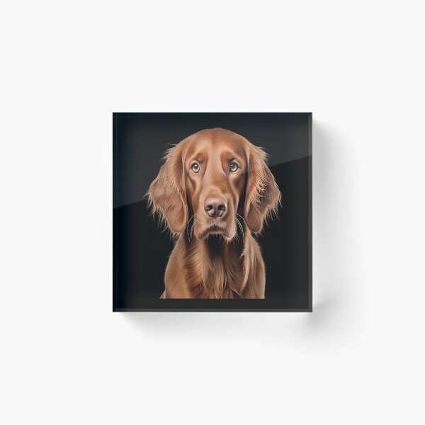 Item preview, Irish Setter Pet Dog Owner Watercolor Full Face Art Design designed and sold by fantasticdesign.