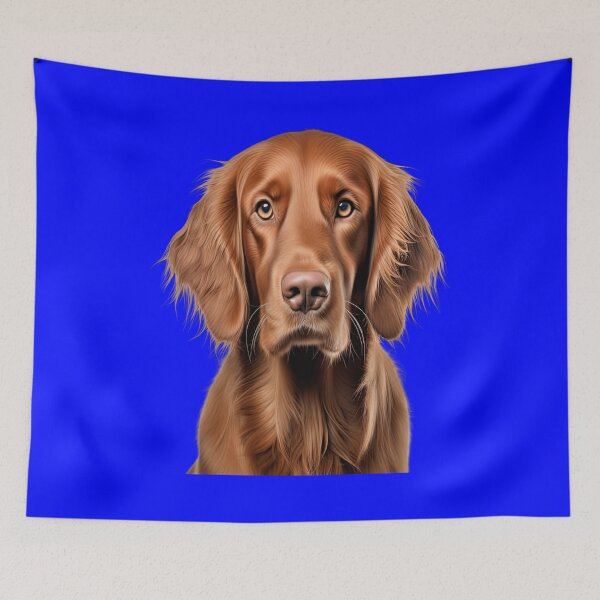 Item preview, Irish Setter Pet Dog Owner Watercolor Full Face Art Design designed and sold by fantasticdesign.
