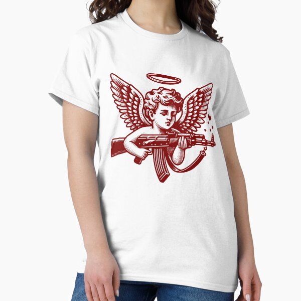 Item preview, Cupid Angel with AK 47 designed and sold by hectorgool.