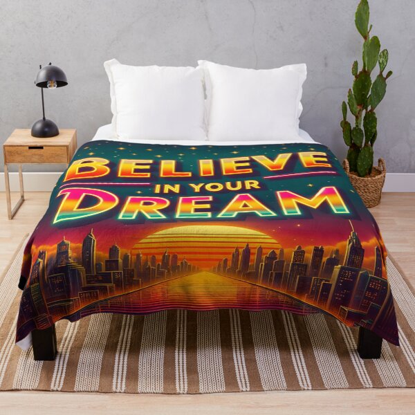 Item preview, believe in your dream, typography, retro designed and sold by maxmaj.