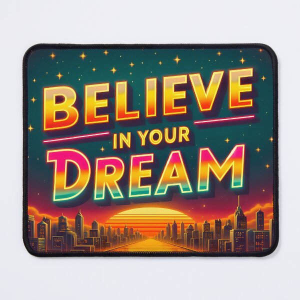 Item preview, believe in your dream, typography, retro designed and sold by maxmaj.