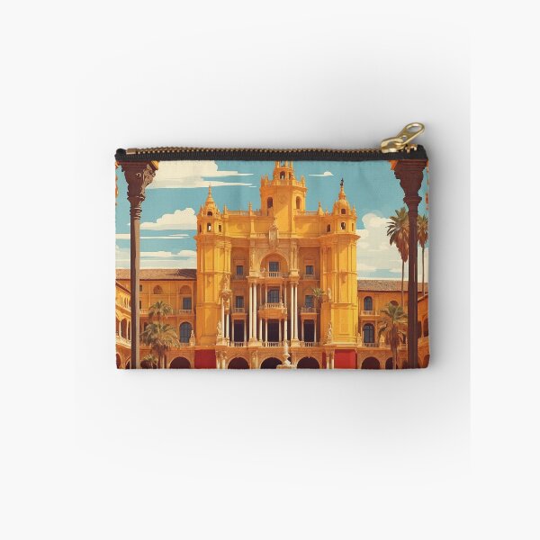 Item preview, Plaza de España Sevilla Spain Tourism Vintage Poster designed and sold by TravelersGems.