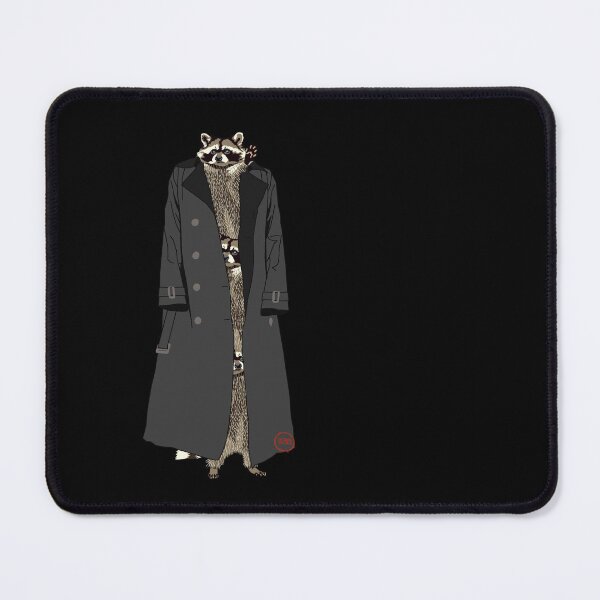 Item preview, three raccoons in a trench coat designed and sold by SaharBareket.