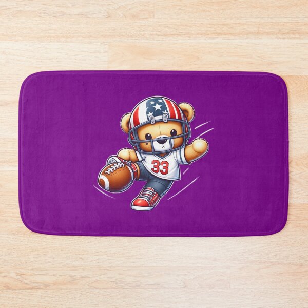 Item preview, Little bear playing American football. designed and sold by moni0490.