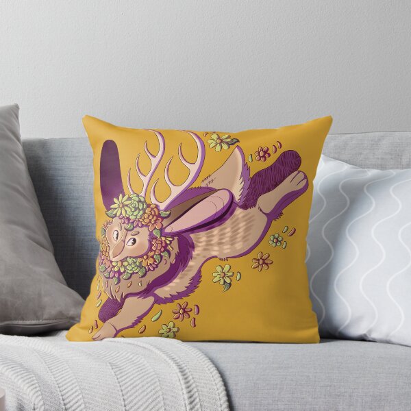 Item preview, Spring Flower Jackalope designed and sold by skybluekitty.