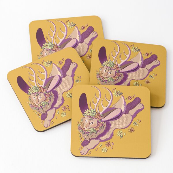 Item preview, Spring Flower Jackalope designed and sold by skybluekitty.