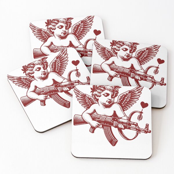 Item preview, Cupid with AK 47 Gun designed and sold by hectorgool.