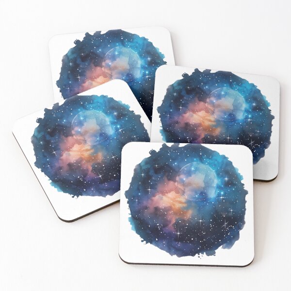 Item preview, Constelación y galaxia de acuarela designed and sold by matdiazl.