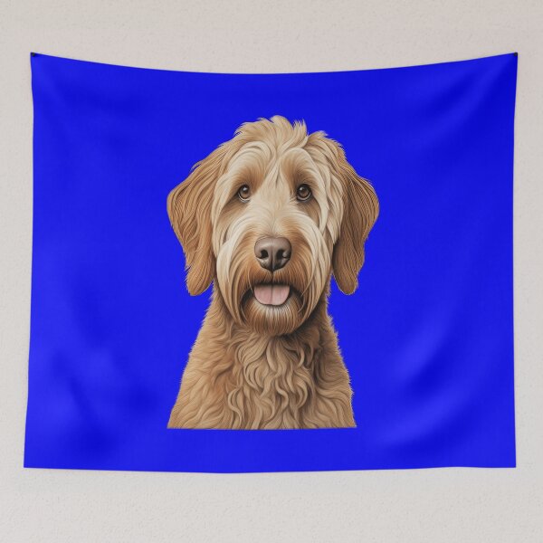 Item preview, Labradoodle Pet Dog Owner Watercolor Full Face Art Design designed and sold by fantasticdesign.