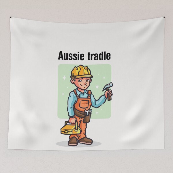 Item preview, aussie tradie essential Tshirt designed and sold by exponentialart.
