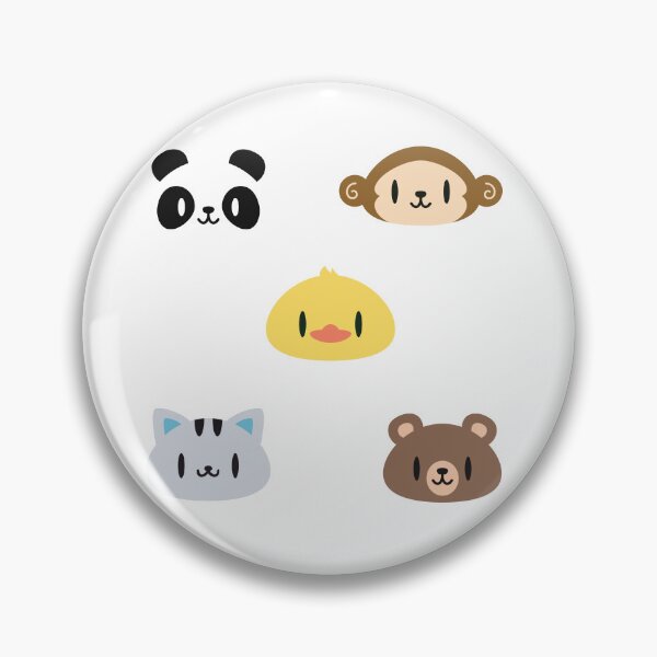 Item preview, cute blob animals sticker pack designed and sold by printsbylana.