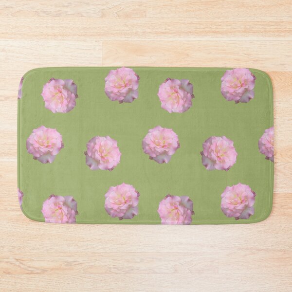 Item preview, Pale Pink Rose on Pale Yellow Green designed and sold by STHogan2.