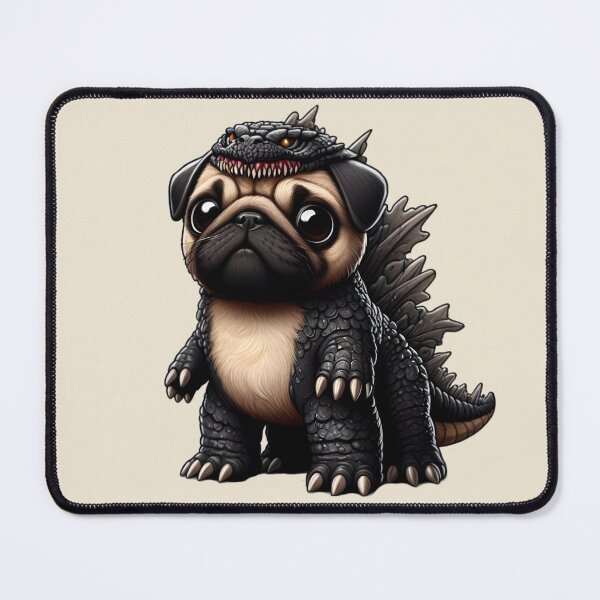 Item preview, Funny Cute Pugzilla designed and sold by ArtadoraDesignz.