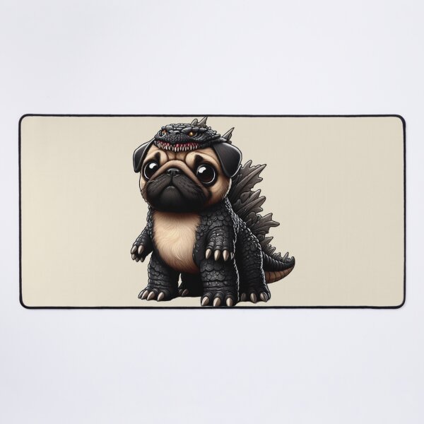 Item preview, Funny Cute Pugzilla designed and sold by ArtadoraDesignz.