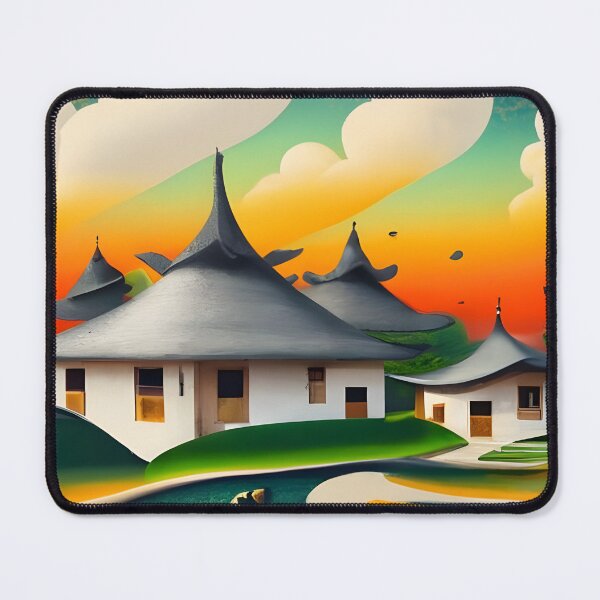 Item preview, Pointillism Golden Village designed and sold by WANBASTEN.